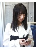 顔まわりレイヤーとレイヤーカット