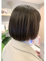 ホーム(HOME) 【HOME 下北沢】髪質改善カラー×ハイライト ×ミニボブ