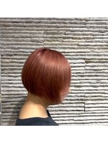 ビスイル 秋葉原店(Vis ill)&nbsp;ブリーチ大人可愛いマロンブラウン似合わせ耳かけボブ