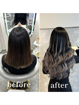 ガルボヘアー 名古屋栄店(garbo hair) #名古屋#栄#プルエクステ#グラデーション#ロング#エクステ