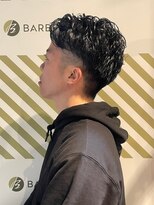 バーバーバー アカバネ(BARBER-BAR AKABANE) 色気が滲み出る大人の男の毛流れハーフバック#3