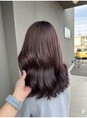 ブリーチなしラベンダーカラー