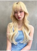 【Lloyd 大宮】ホワイトブロンド×くびれレイヤー