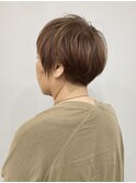 40代50代60代ツーブロック刈り上げマッシュショート【つばき】