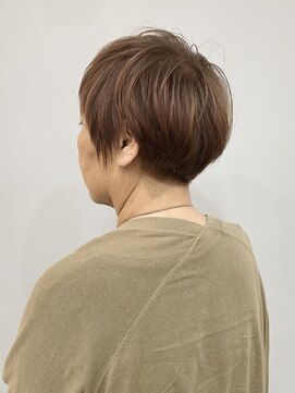 トップヘアー 大元店(TOP HAIR) 40代50代60代ツーブロック刈り上げマッシュショート【つばき】