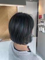 エイト 沖縄豊崎店(EIGHT toyosaki) 【EIGHT 豊崎】お客様スタイル_モスグリーンハイライト