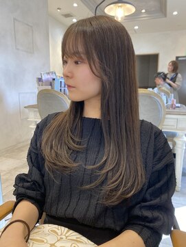 ラボヌールヘアーグレース 門前仲町店(La Bonheur hair grace) 【stylist 杉本】レイヤー/艶髪/韓国風レイヤー/顔周りカット