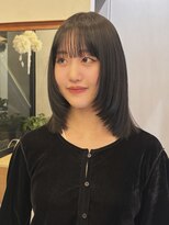 ロンド ボーイ 表参道(Lond BOY)&nbsp;ミニウルフレイヤーカット顔周り前髪韓国ミディアムロング/原宿