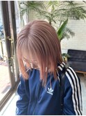 ハイトーン/ブリーチ/ピンク