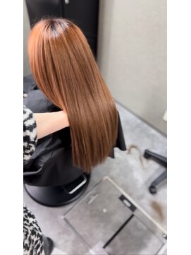 ネウィ ジャム 町田(newi JAM) 髪質改善×オレンジブラウン