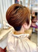 えりあり美人エアリーショート くびれオレンジベージュ