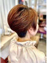 サーティエイト(38) えりあり美人エアリーショート くびれオレンジベージュ