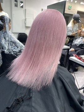 ペレ 渋谷(PELE) くびれヘア/アプリコットオレンジ/夏のヘアアレンジ/渋谷