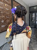 シクネ 新潟駅 万代(SHICUNE)&nbsp;【新潟駅前】卒業式ヘア　ヘアセット　ツインアレンジ