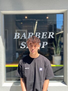 クフィア メンズヘアー カンポ 天王寺店(CUFFIA MENSHAIR CAMPO) スペインカールマンバンヘアセンターパートツイストパーマ