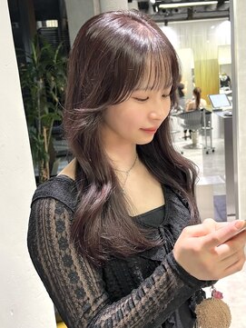 シティ(CITY) レイヤーカット くびれヘア ラベンダーカラー