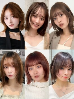 ハッチ(HACCH)の写真/乾かすだけで決まるボブ・スタイルが得意☆第一印象を決める顔周りのカットもお任せください◎