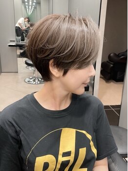 メゾンイデアル(maison Ideal)の写真/頭皮や髪に優しいダメージレスで自然な仕上がり！気になる白髪もしっかりカバー◎艶のある憧れの大人女性へ