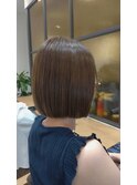 切りっぱなしボブ