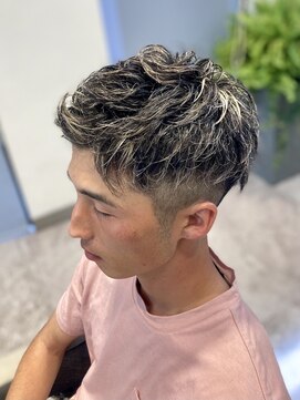 イメージア ボーノ相模大野店(IMAGE-A) 【相模大野カラー】細ハイライトショート束感スタイル