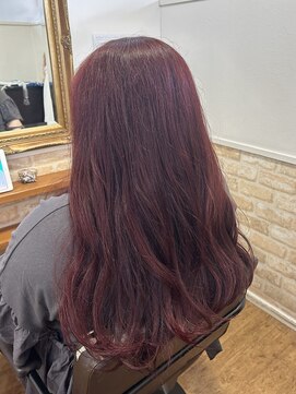 ブリーチなし暖色系カラー【カミケン黒岩店/福島】