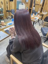 アフターニュース 新潟(afternews)&nbsp;ピンクブランウン/ブリーチなし/ダブルカラー/髪質改善/新潟