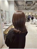 春の◎透明感！外はねボブ×ミルクティーベージュ