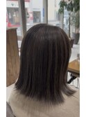 白髪ぼかしハイライト◎グレージュ