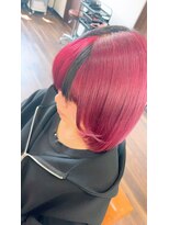 ヘアガーデン ティアラ(Hair Garden TIARA) ブリーチオンカラーハイトーンダブルカラー簡単スタイリング