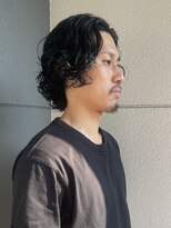 ヘアーアイストゥーレ(HAIR ICI TRE) メンズカットパーマスパイラルパーマミディアムショート