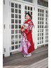 【振袖を華やかに♪】振袖着付け＋ヘアセット￥18700