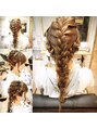 ヘアーアンドネイルサロンブルー(hair & nail salon BLUE)&nbsp;結婚式のヘアセットはお任せ下さい♪