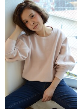 キャリ(CALI) ゆるウェーブボブ≪CALI・田町・三田・美容室≫