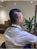 大人男子バーバーヘア