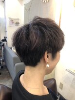 アムレヘアー(amule hair) 【amule hair】ショートでもお洒落バレイヤージュ/白髪ぼかし