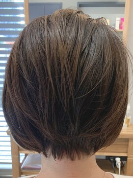 グラッシー センター北店(GLASSI) ショートボブ★耳かけショートフォギーベージュ★髪質改善