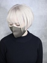 ディア(.eer)&nbsp;【.eer/ディア】極上ホワイト×ハイトーンショート/担当：中山