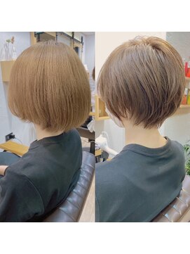 アヴァロン(AVALON) 丸みショートボブ/大人ショート/絶壁解消/ショート上手い/銀座佐