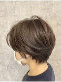 ナチュラルハンサムショート