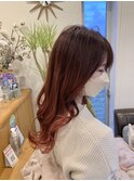 ワインレッドカラー