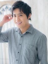 モッズヘアメン 名護大東店(mod's hair men)&nbsp;≪mod's men≫アッシュブラック★アップバング似合わせカットe