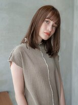 ドットハリス(.Hallis) 大人かわいい/小顔/ミディアムレイヤー/20代30代40代