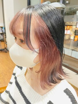 ヘア ライフ ワイレア(HAIR LIFE Wailea) MITSUI【インナーカラーチェリーピンク】