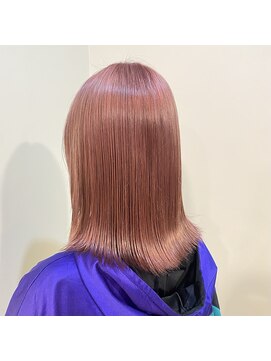 ラべリー 池袋(LOVELEY) フラミンゴカラー　髪質改善【池袋】