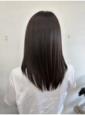 髪質改善ストレート+イルミナカラー