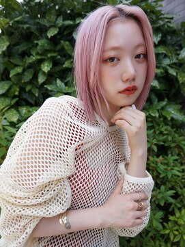 ブゾン(buZon) 【buZonブゾン】ハイトーン切りっぱなしボブ