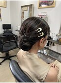 ヘアセット♪シニヨンスタイル♪