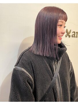 ヘアメイク アンジー(hair make anjii) アンティークバイオレット