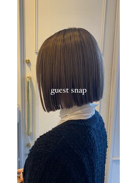 シエル(Ciel) 【ciel】丸くならない！ぱつっと切りっぱなしボブ◎