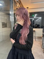 ラ キング(LA KING) ピンク × レイヤーカット